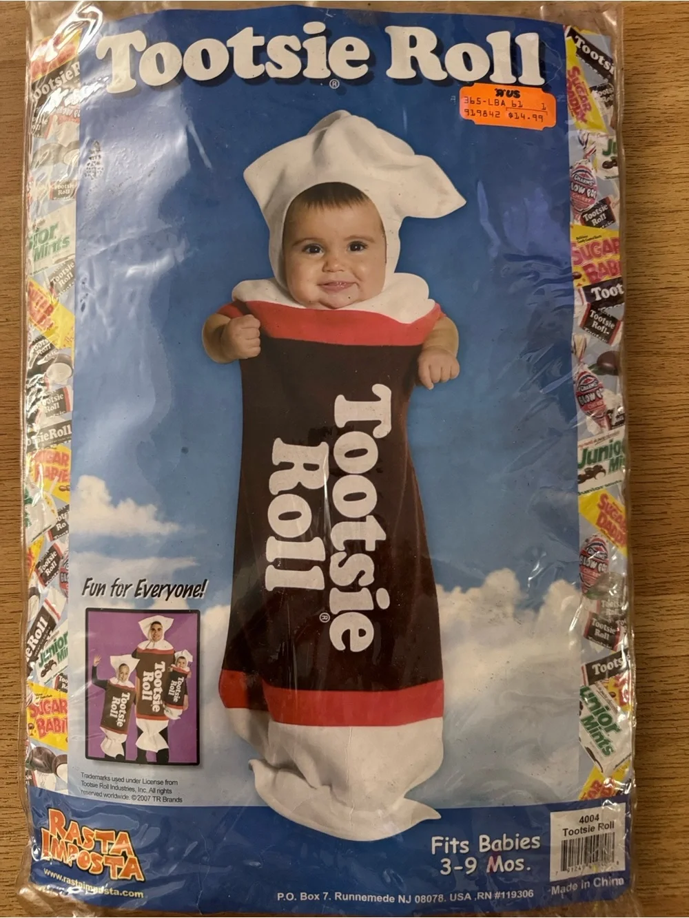 Vintage RASTA IMPOSTS For Baby 3-9Month Costume - Brown & White